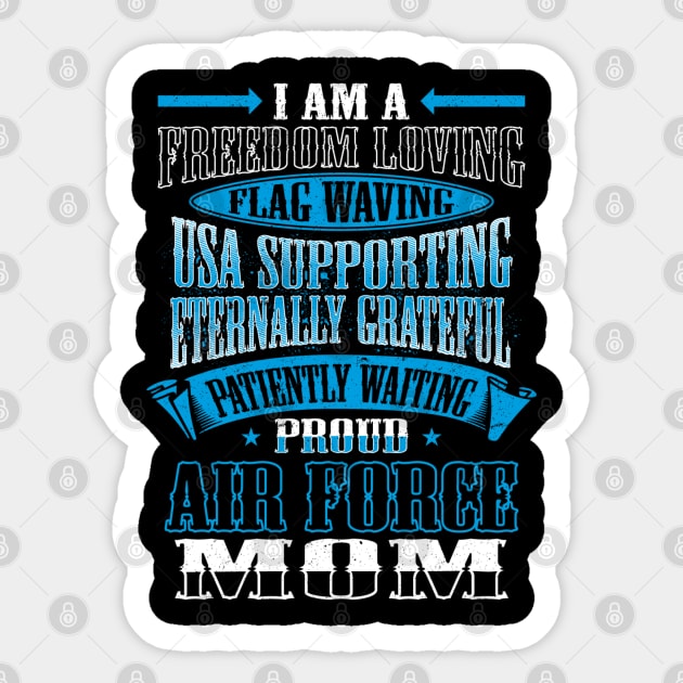 Proud Air Force Mom Sticker by Mommag9521